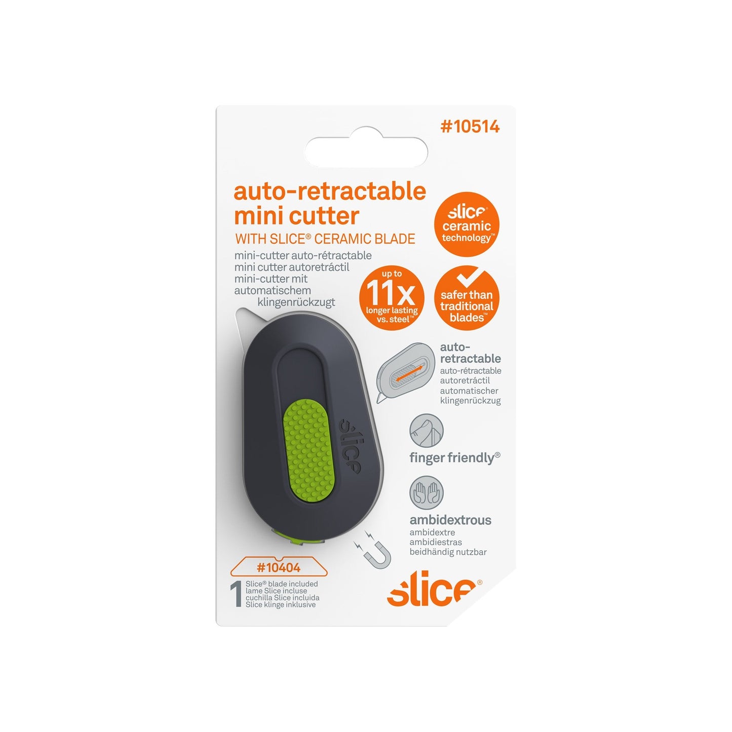Mini cutter autoretráctil