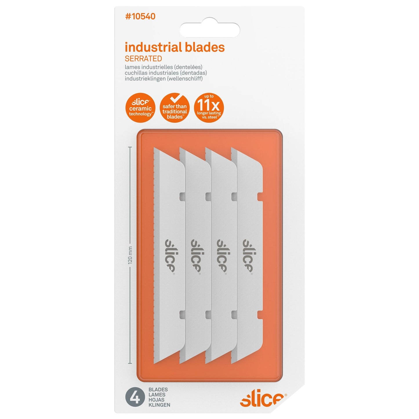 Cuchillas industriales (dentadas)